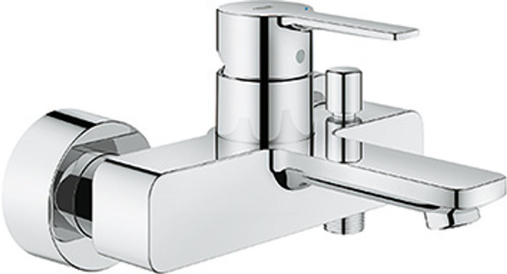 GROHE EH-Wannenbatterie Lineare 33849_1 Wandmontage supersteel, 33849DC1