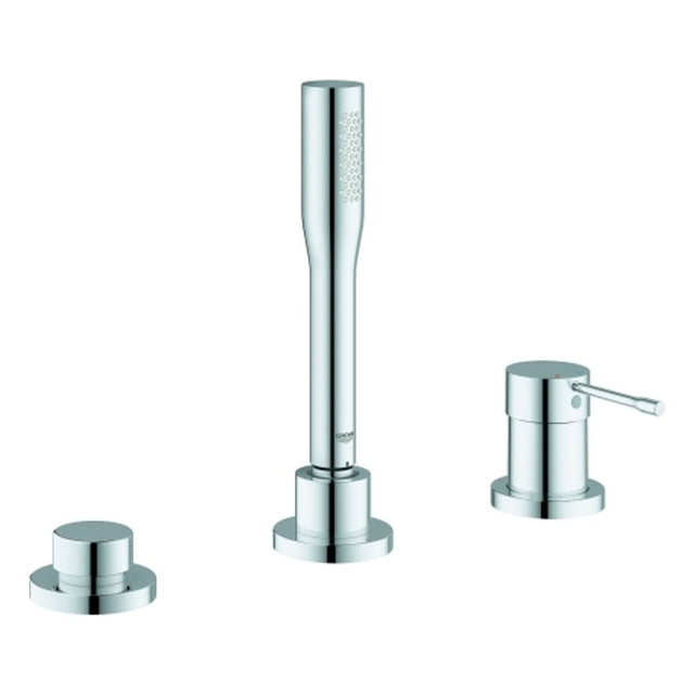 GROHE 3-Loch-EH-Wannenkombin. Essence 19976_1 mit Handbrause Euphoria C chrom, 19976001