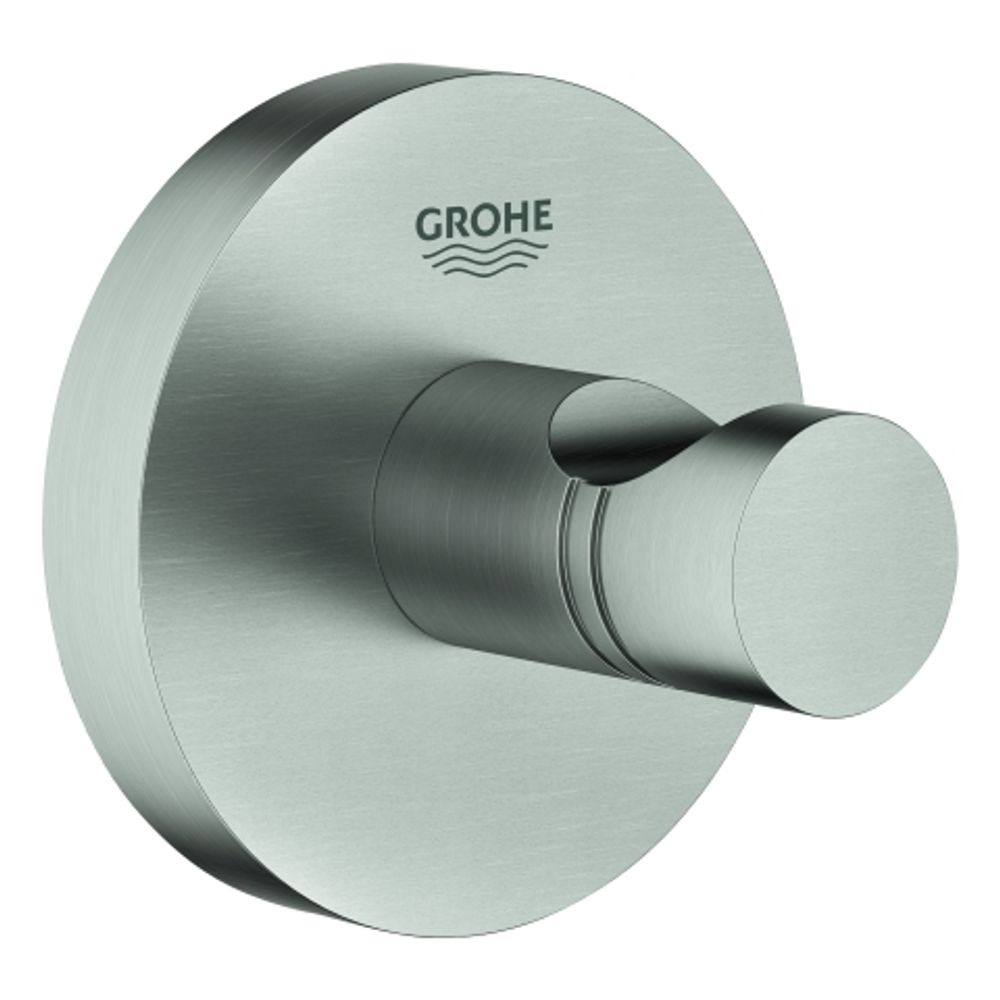 GROHE Bademantelhaken Essentials 40364_1 Metall supersteel, 40364DC1