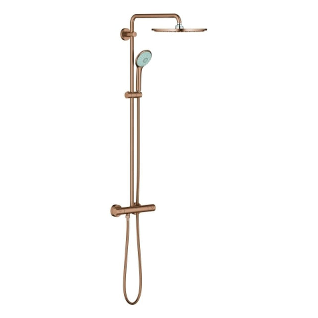 GROHE Duschsystem Euphoria 310 26075 mit THM warm sunset gebürstet, 26075DL0