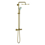 GROHE Duschsystem Euphoria 310 26075 mit THM cool sunrise gebürstet, 26075GN0
