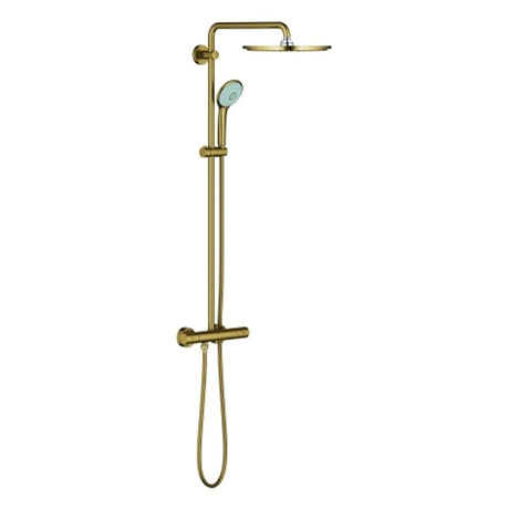 GROHE Duschsystem Euphoria 310 26075 mit THM cool sunrise gebürstet, 26075GN0