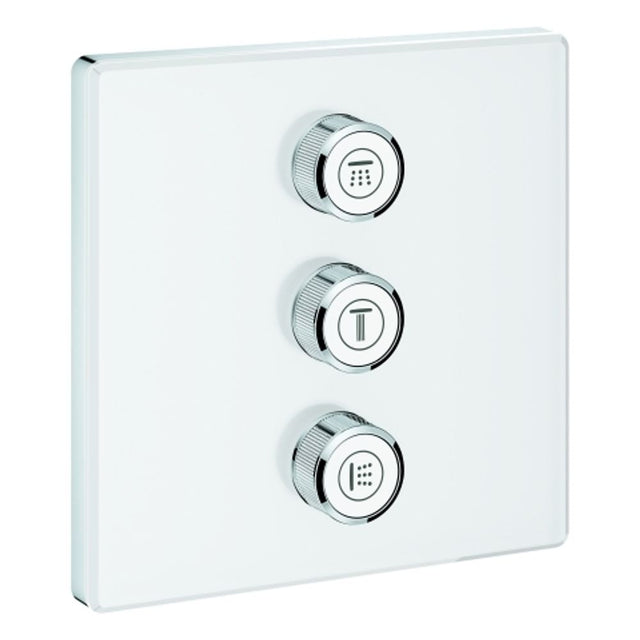GROHE 3-fach UP-Ventil Grohtherm Smart Control29158 eckig FMS moon white, 29158LS0