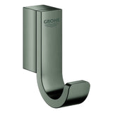 GROHE Bademantelhaken Selection 41039 einfach hard graphite gebürstet, 41039AL0