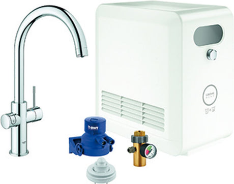 GROHE Starterkit GROHE Blue Professional 31323_2 C-Auslauf BT/WIFI supersteel, 31323DC2