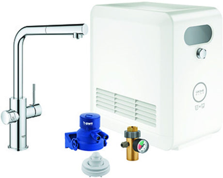 GROHE Starterkit GROHE Blue Professional 31326_2 L-Auslauf auszb. BT/WIFI chrom, 31326002