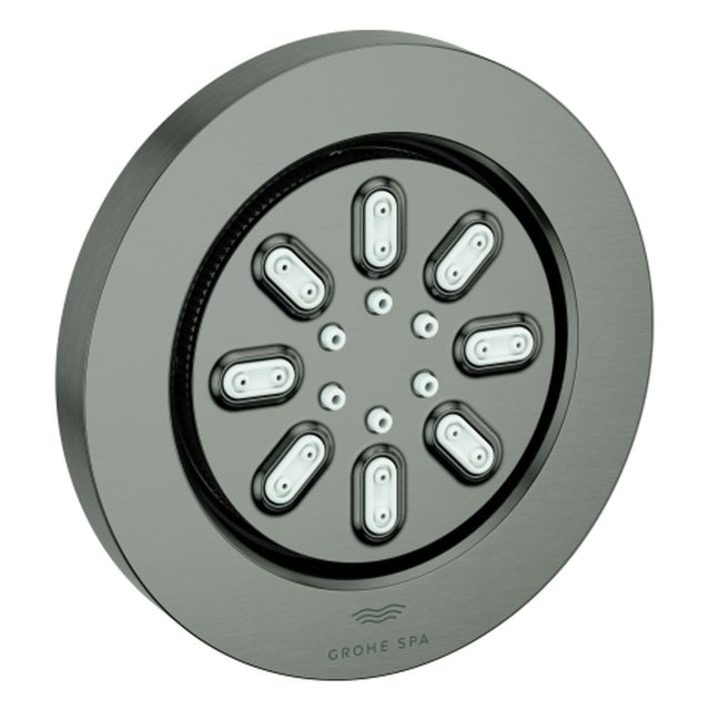 GROHE Seitenbrause 26801 Rainshower Aqua runde Form hard graphite gebürstet, 26801AL0