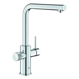 GROHE SPT-Batterie GROHE Blue Pure Minta 30590 L-Ausl. azb. Mous. chrom, 30590000