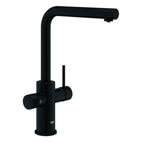 GROHE SPT-Batterie GROHE Blue Pure Minta 30590 L-Ausl. azb. Mous. phantom black, 30590KF0