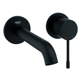 GROHE 2-Loch-WT-Wandbatterie Essence 29192_1 FMS Ausl. 183mm phantom black, 29192KF1