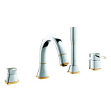 GROHE 4-Loch-Wannen-Kombination Grandera 29418 chrom/gold, 29418IG0