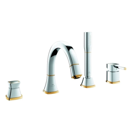 GROHE 4-Loch-Wannen-Kombination Grandera 29418 chrom/gold, 29418IG0