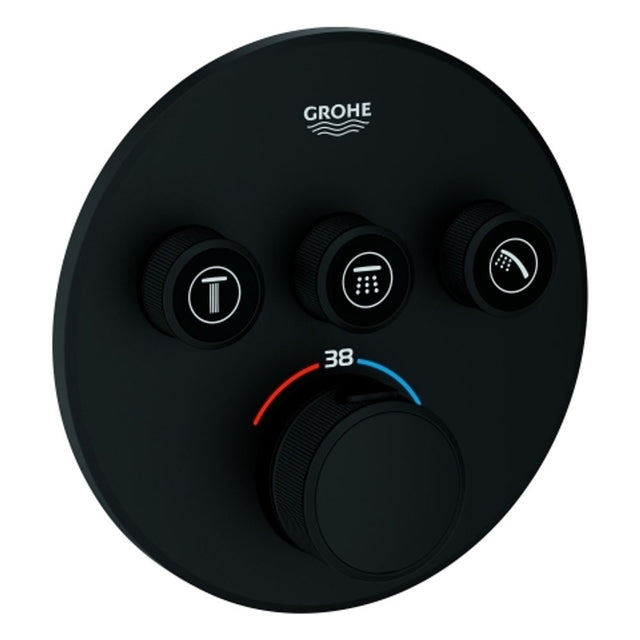 GROHE Thermostat Grohtherm SmartControl 29508 3 ASV FMS für 35604 phantom black, 29508KF0
