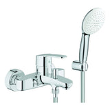 GROHE EH-Wannenbatterie Eurostyle C 25275_2 mit Wandhalterset chrom, 25275002