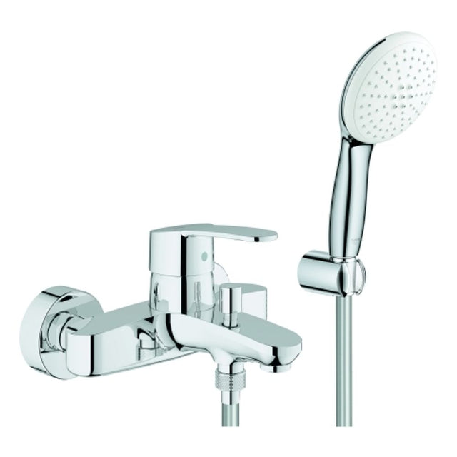 GROHE EH-Wannenbatterie Eurostyle C 25275_2 mit Wandhalterset chrom, 25275002