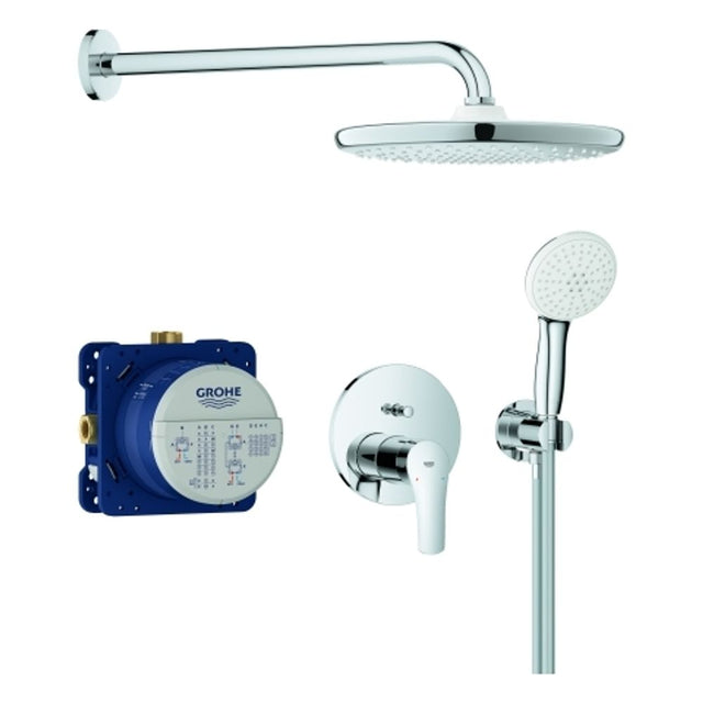 GROHE UP-Duschsystem Eurosmart 25288 mit FMS/SmartBox/Kopfbr./WH-Set chrom, 25288000
