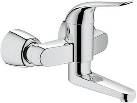 GROHE EH-WT-Batt. Euroeco Special 32771 Wandmontage absperrb. S-Anschlüsse chrom, 32771000