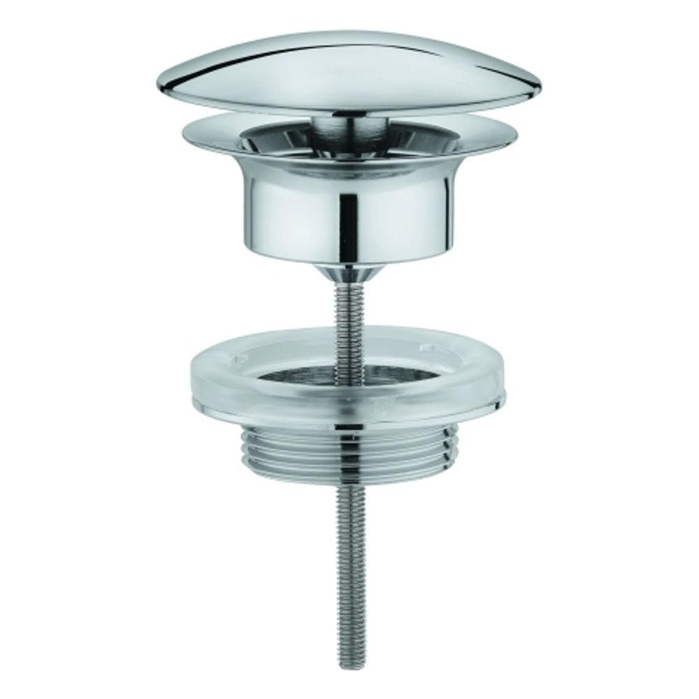 GROHE Ablaufventil 65808 1 1/4" für Waschtisch ohne Überlauf chrom, 65808000