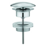 GROHE Ablaufventil 65808 1 1/4" für Waschtisch ohne Überlauf chrom, 65808000