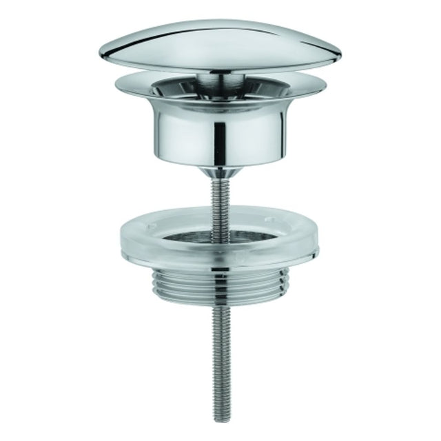 GROHE Ablaufventil 65808 1 1/4" für Waschtisch ohne Überlauf chrom, 65808000