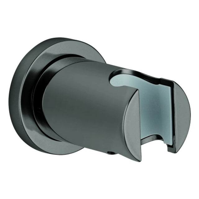 GROHE Wandbrausehalter Rainshower 27074 n. verstellbar runde Ros. hard graphite, 27074A00