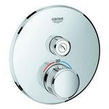 GROHE Thermostat Grohtherm SmartControl 29118 FMS rund 1 Absperrventil chrom, 29118000