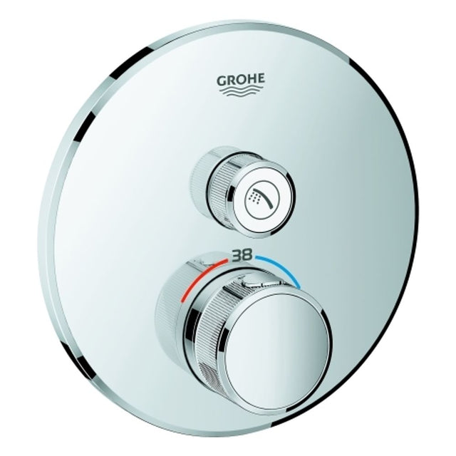 GROHE Thermostat Grohtherm SmartControl 29118 FMS rund 1 Absperrventil chrom, 29118000