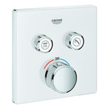 GROHE THM Grohtherm SmartControl 29156 eckig FMS 2 Absperrventile moon white, 29156LS0