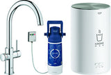 GROHE Armatur und Boiler GROHE Red Duo 30083_1 M-Size C-Auslauf chrom, 30083001