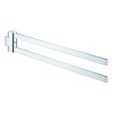 GROHE Handtuchhalter Selection 41063 2-armig schwenkbar chrom, 41063000