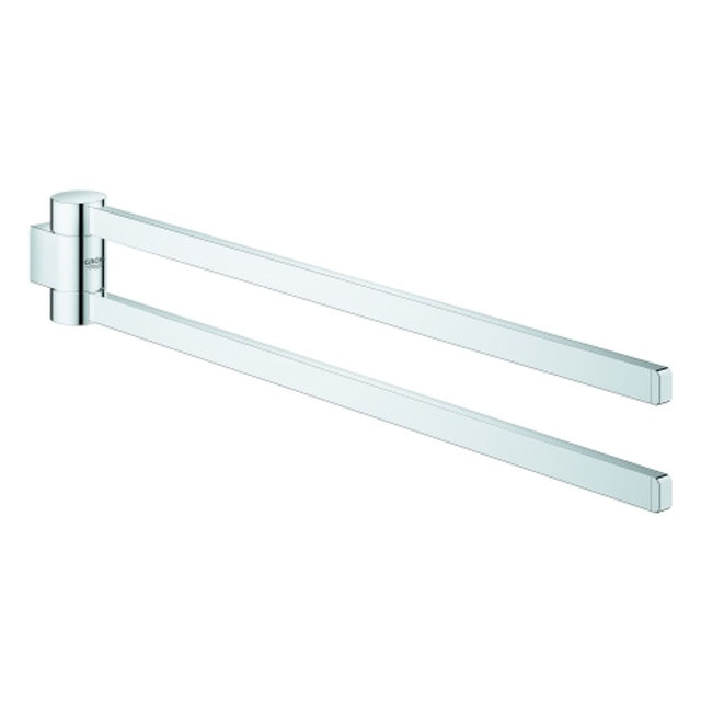 GROHE Handtuchhalter Selection 41063 2-armig schwenkbar chrom, 41063000