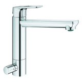 GROHE EH-Spültischbatterie BauLoop 31713 mh. Ausl. GROHE ZERO Absperrventil chrom, 31713000