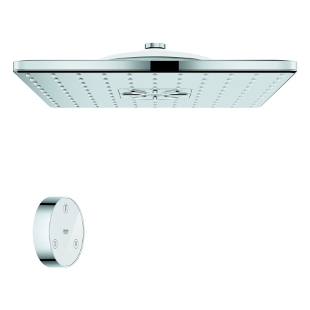 GROHE Kopfbrause Rainshower SmartConnect 310 Cube 26643 mit Fernbedienung chrom, 26643000