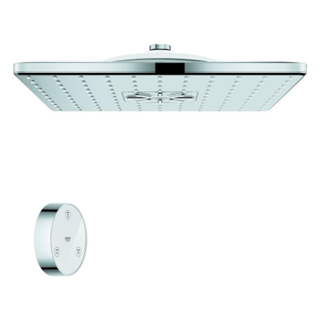 GROHE Kopfbrause Rainshower SmartConnect 310 Cube 26643 mit Fernbedienung chrom, 26643000