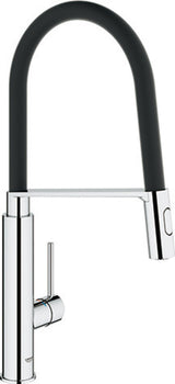 GROHE Einhand-Spültischbatterie Concetto 31491 ausziehbare Profibrause supersteel, 31491DC0