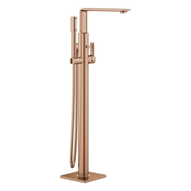 GROHE EH-Wannenbatterie Allure 25222_1 Bodenmontage FMS warm sunset gebürstet, 25222DL1