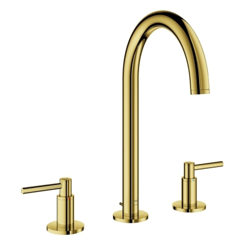 GROHE 3-Loch-WT-Batterie Atrio 20649 Rohrauslauf Hebelgriff cool sunrise, 20649GL0