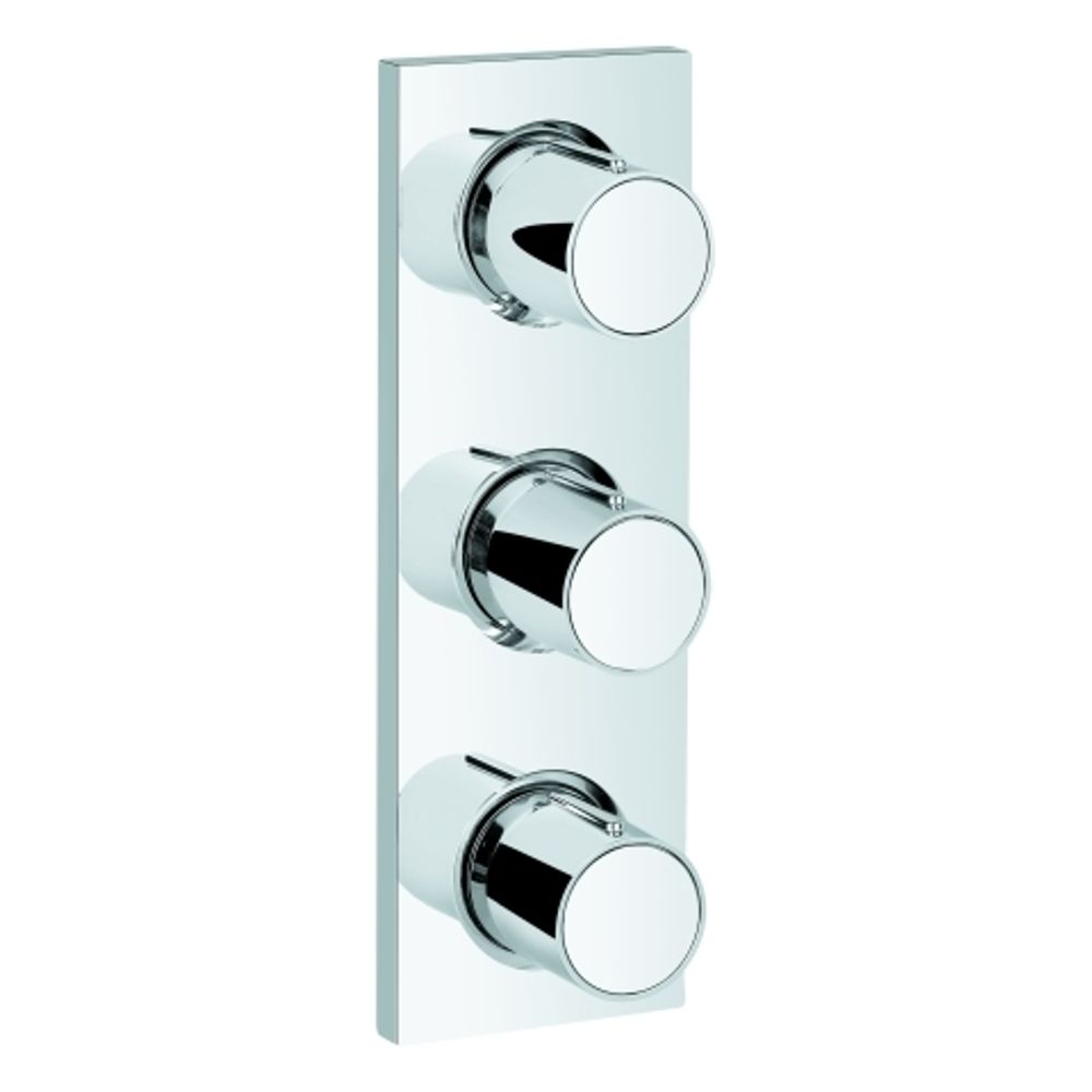 GROHE Unterputzventil Grohtherm F 26880 3-fach FMS ohne UP-Körper chrom, 26880000