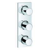 GROHE Unterputzventil Grohtherm F 26880 3-fach FMS ohne UP-Körper chrom, 26880000