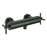 GROHE 2-Griff-Brausebatt. Atrio 26895 Wandmontage Kreuz-Gr. hard graphite geb., 26895AL0