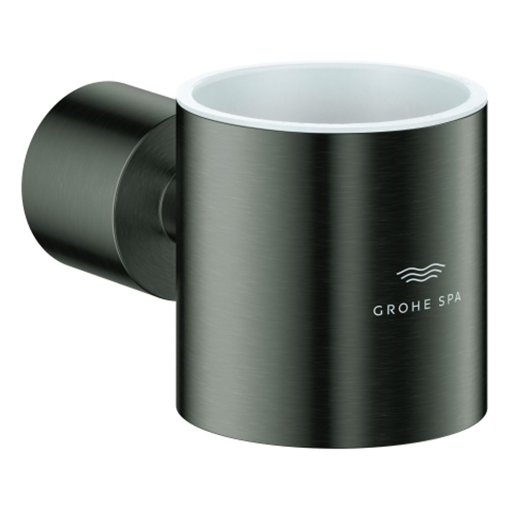GROHE Glashalter Atrio 40884 hard graphite gebürstet, 40884AL0