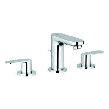 GROHE 3-Loch-WT-Batterie Eurosmart C 20187 Zugstangen-Ablaufgarnitur chrom, 20187000