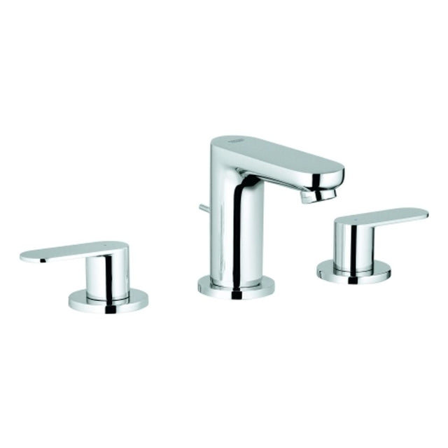GROHE 3-Loch-WT-Batterie Eurosmart C 20187 Zugstangen-Ablaufgarnitur chrom, 20187000