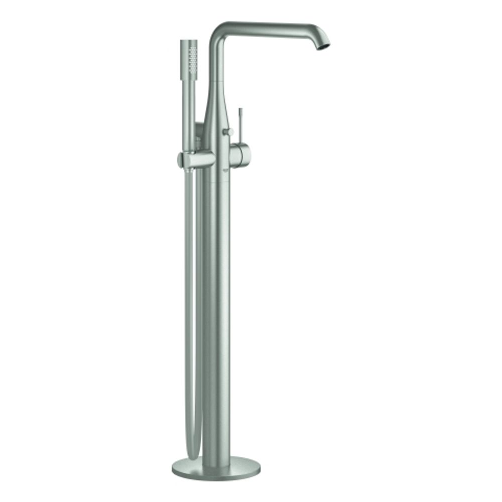 GROHE EH-Wannenbatterie Essence 25248_1 Bodenmontage FMS supersteel, 25248DC1
