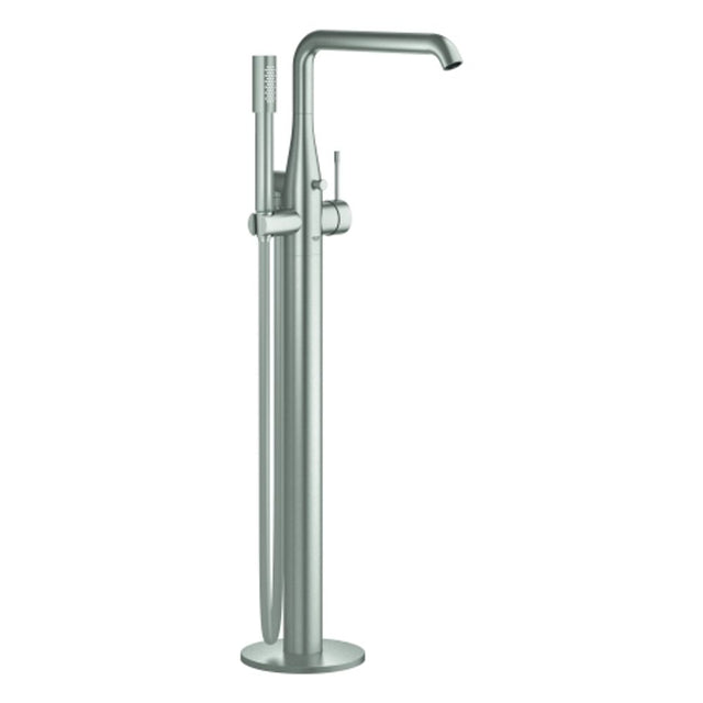 GROHE EH-Wannenbatterie Essence 25248_1 Bodenmontage FMS supersteel, 25248DC1