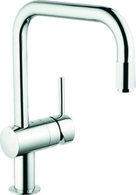 GROHE EH-Spültischbatterie Minta 32067 DN15 U-Auslauf auszb. Mousseur chrom, 32067000