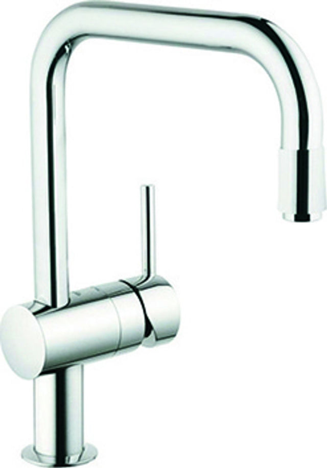 GROHE EH-Spültischbatterie Minta 32067 DN15 U-Auslauf auszb. Mousseur chrom, 32067000