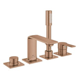 GROHE 4-Loch-EH-Wannenbatterie Allure 19316_1 Oberbau warm sunset gebürstet, 19316DL1
