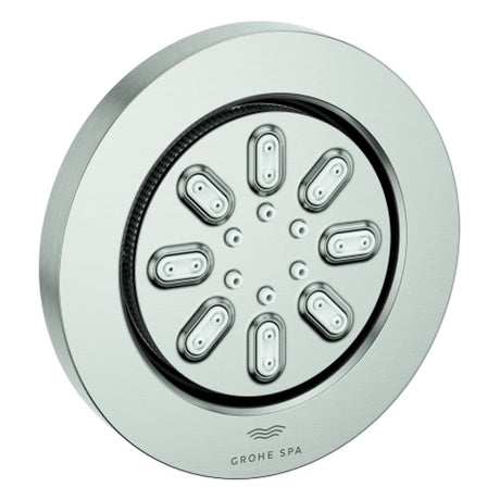 GROHE Seitenbrause 26801 Rainshower Aqua runde Form supersteel, 26801DC0
