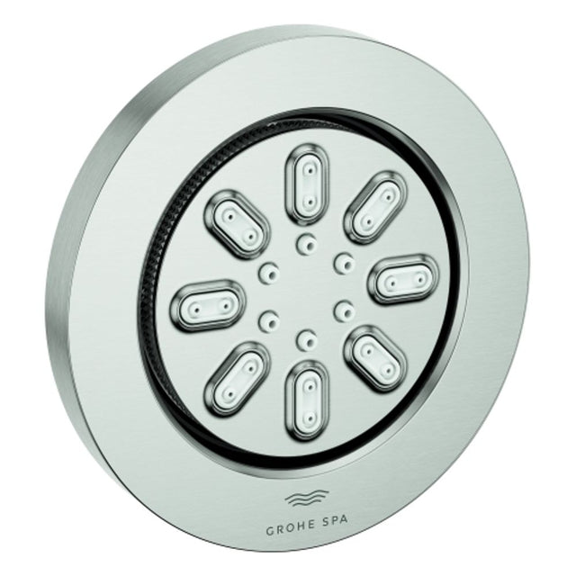 GROHE Seitenbrause 26801 Rainshower Aqua runde Form supersteel, 26801DC0